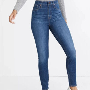 Madewell Curvy High-Rise Skinny Jeans in Moreaux Wash Size 26 AA621 Fall 2019